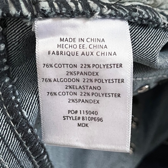 BEBE Embroidered Rhinestone Embellished Skinny Jeans - Picture 8 of 14